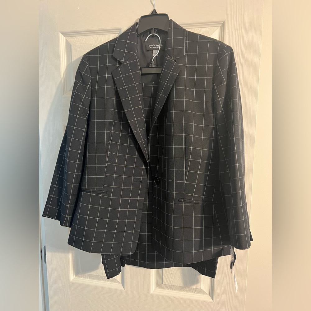 Black Label blazer and skirt
